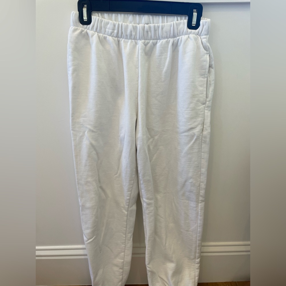 White, Brandy Melville sweat pants